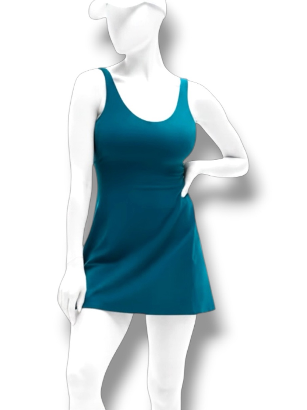 NWT ATHLETA Salutation Strappy Dress - Coastal Teal XL Tall